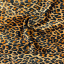 Stretch Velvet Fabric Leopard Print 60" Wide