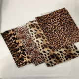Stretch Velvet Fabric Leopard Print 60" Wide