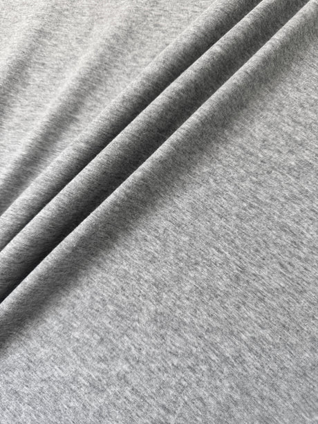Heather Gray Cotton Jersey Knit