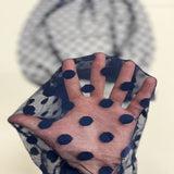 Mesh Fabric Flocked Polka Dot 58" Wide