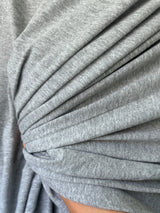 Heather Gray Cotton Jersey Knit