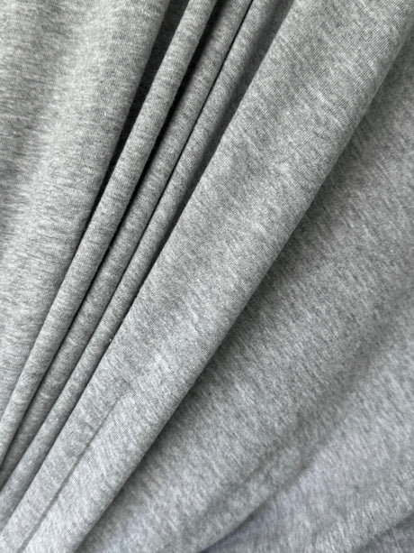 Heather Gray Cotton Jersey Knit