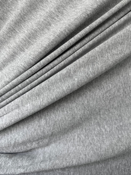 Heather Gray Cotton Jersey Knit