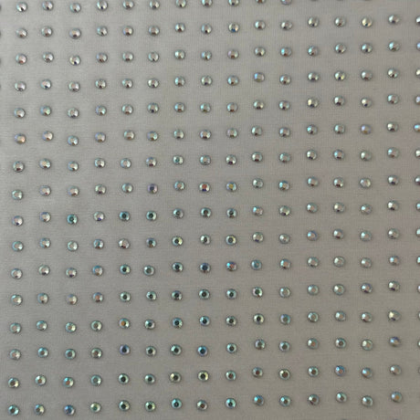 Rhinestone 4-Way Stretch Polyester Spandex Fabric