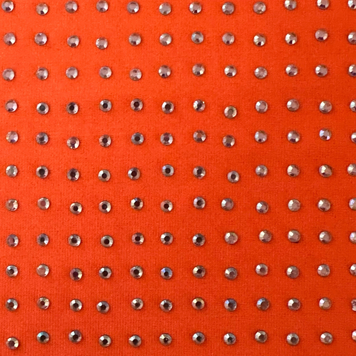 Rhinestone 4-Way Stretch Polyester Spandex Fabric