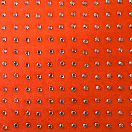 Rhinestone 4-Way Stretch Polyester Spandex Fabric