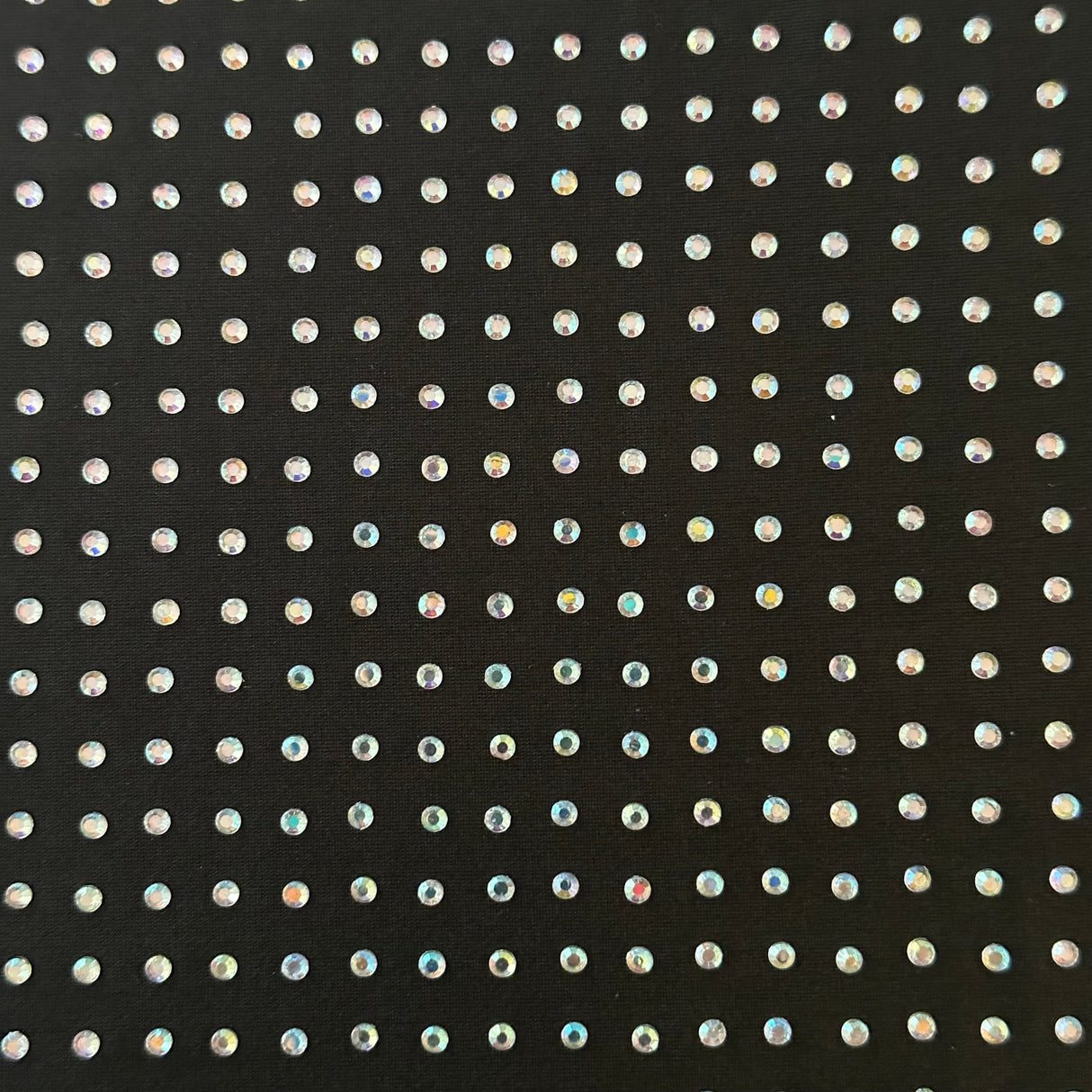 Rhinestone 4-Way Stretch Polyester Spandex Fabric