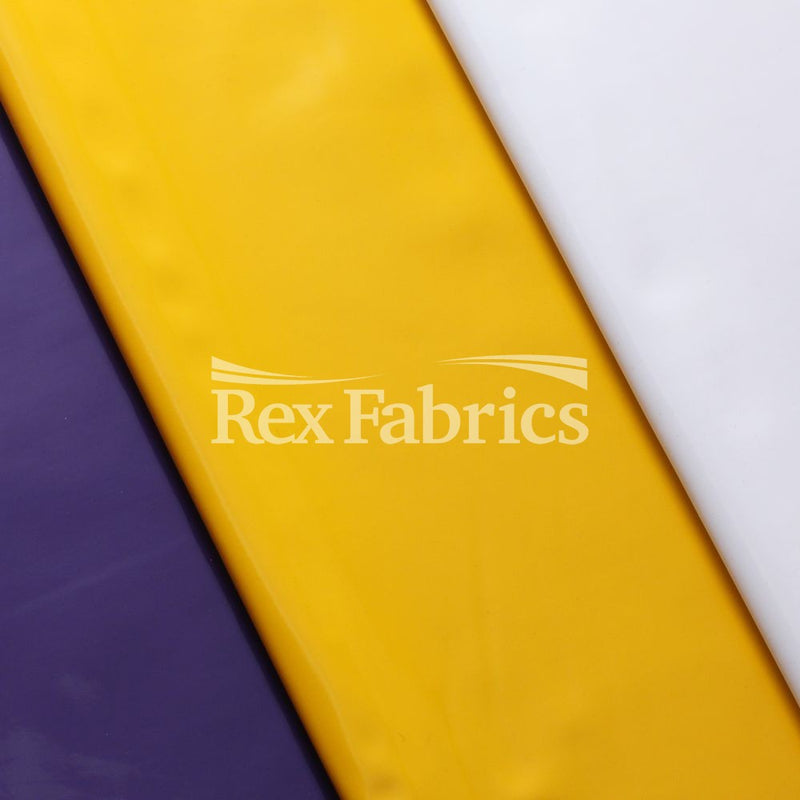Liquid Vinyl Polyester Spandex Fabric - Multiple Colors, High-Gloss Finish, 58-60" Width, 200 GSM (1 Yard)