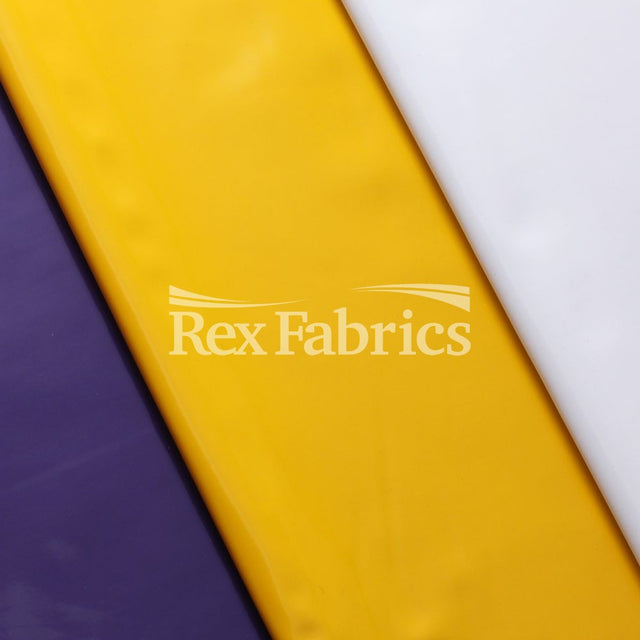 Liquid Vinyl Polyester Spandex Fabric - Multiple Colors, High-Gloss Finish, 58-60" Width, 200 GSM (1 Yard)