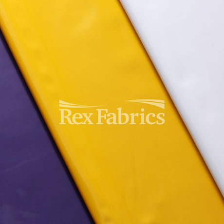 Liquid Vinyl Polyester Spandex Fabric - Multiple Colors, High-Gloss Finish, 58-60" Width, 200 GSM (1 Yard)