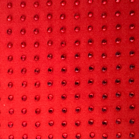 Rhinestone 4-Way Stretch Polyester Spandex Fabric