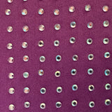 Rhinestone 4-Way Stretch Polyester Spandex Fabric