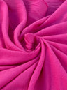 Fuchsia Crinkle Cotton Gauze