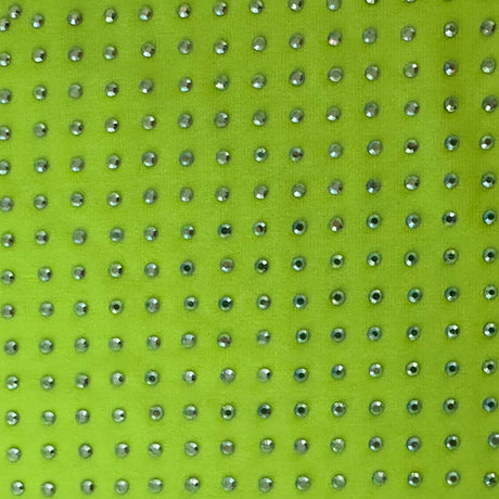 Rhinestone 4-Way Stretch Polyester Spandex Fabric