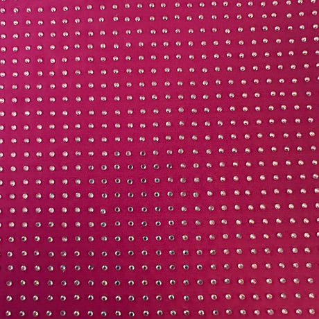 Rhinestone 4-Way Stretch Polyester Spandex Fabric