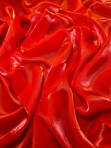 Liquid Shimmery Chiffon Red
