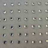 Rhinestone 4-Way Stretch Polyester Spandex Fabric