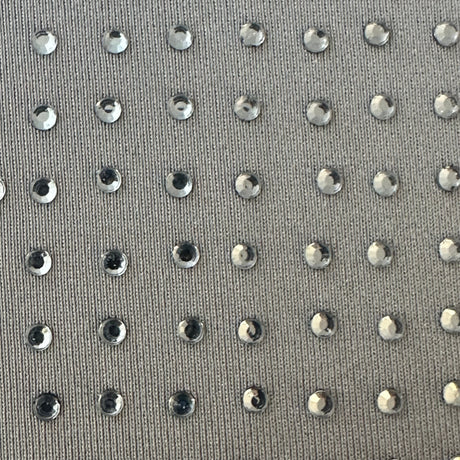 Rhinestone 4-Way Stretch Polyester Spandex Fabric