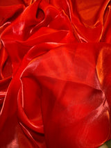 Liquid Shimmery Chiffon Red