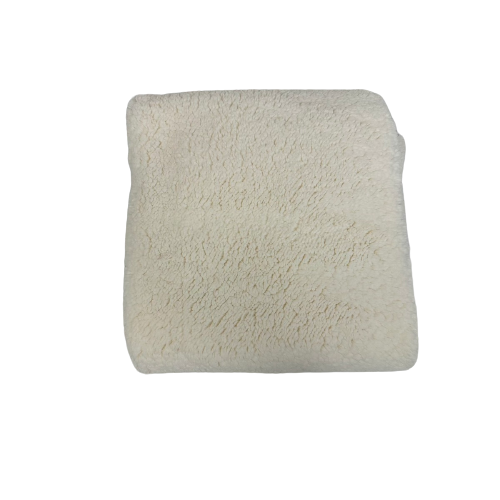 Sherpa Faux Fur Polyester Fabric - Solid, 60" Width (1 Yard)
