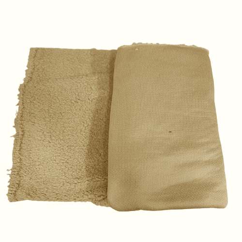 Sherpa Faux Fur Polyester Fabric - Solid, 60" Width (1 Yard)