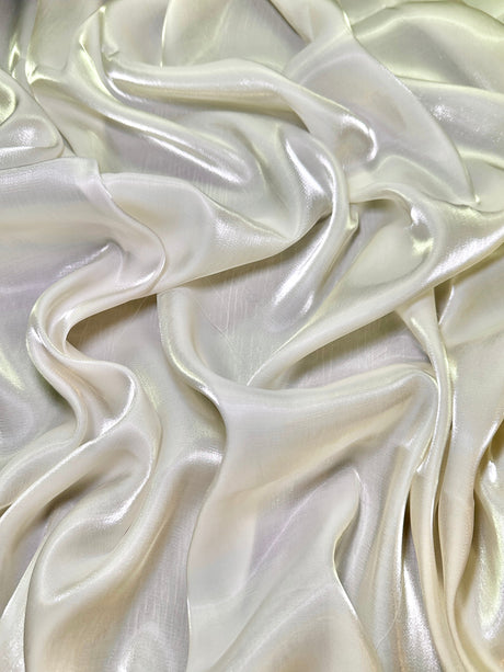 Liquid Shimmery Chiffon Ivory