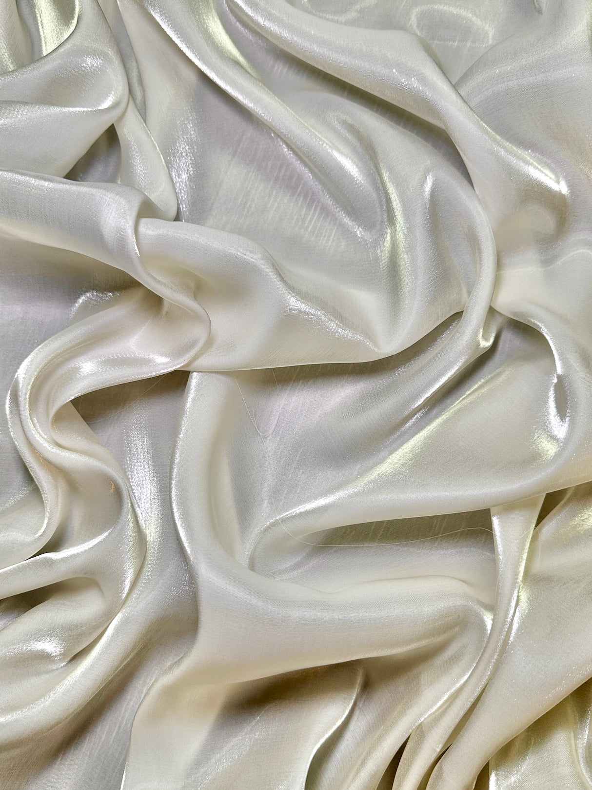 Liquid Shimmery Chiffon Ivory