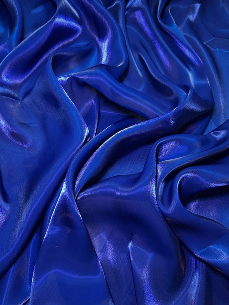 Liquid Shimmery Chiffon Royal Blue