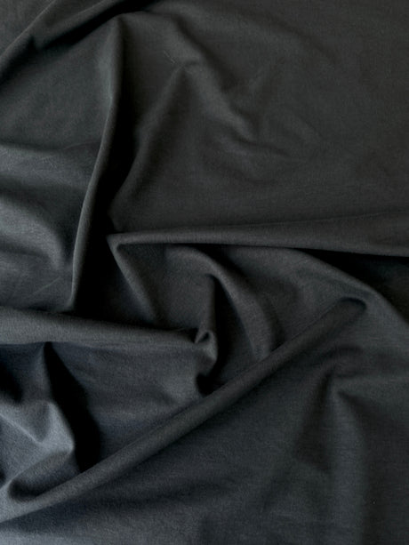 Black Cotton Jersey Knit