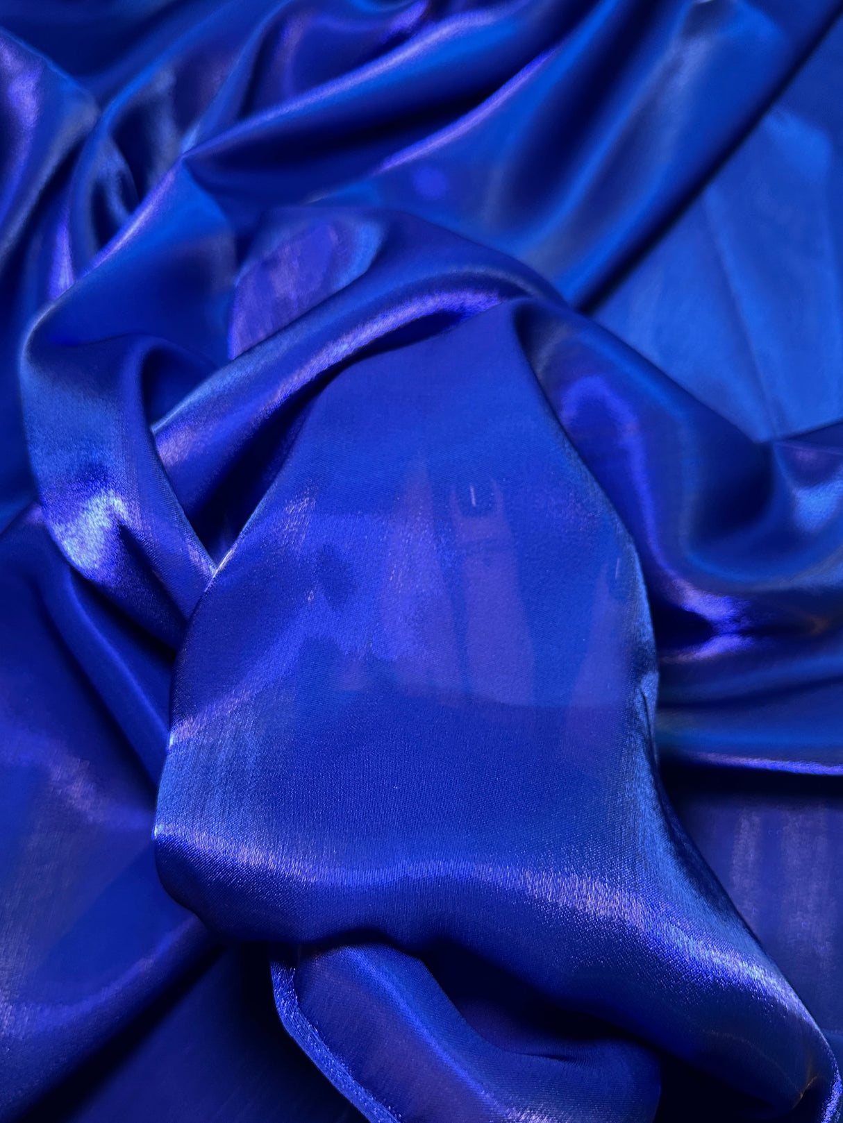 Liquid Shimmery Chiffon Royal Blue