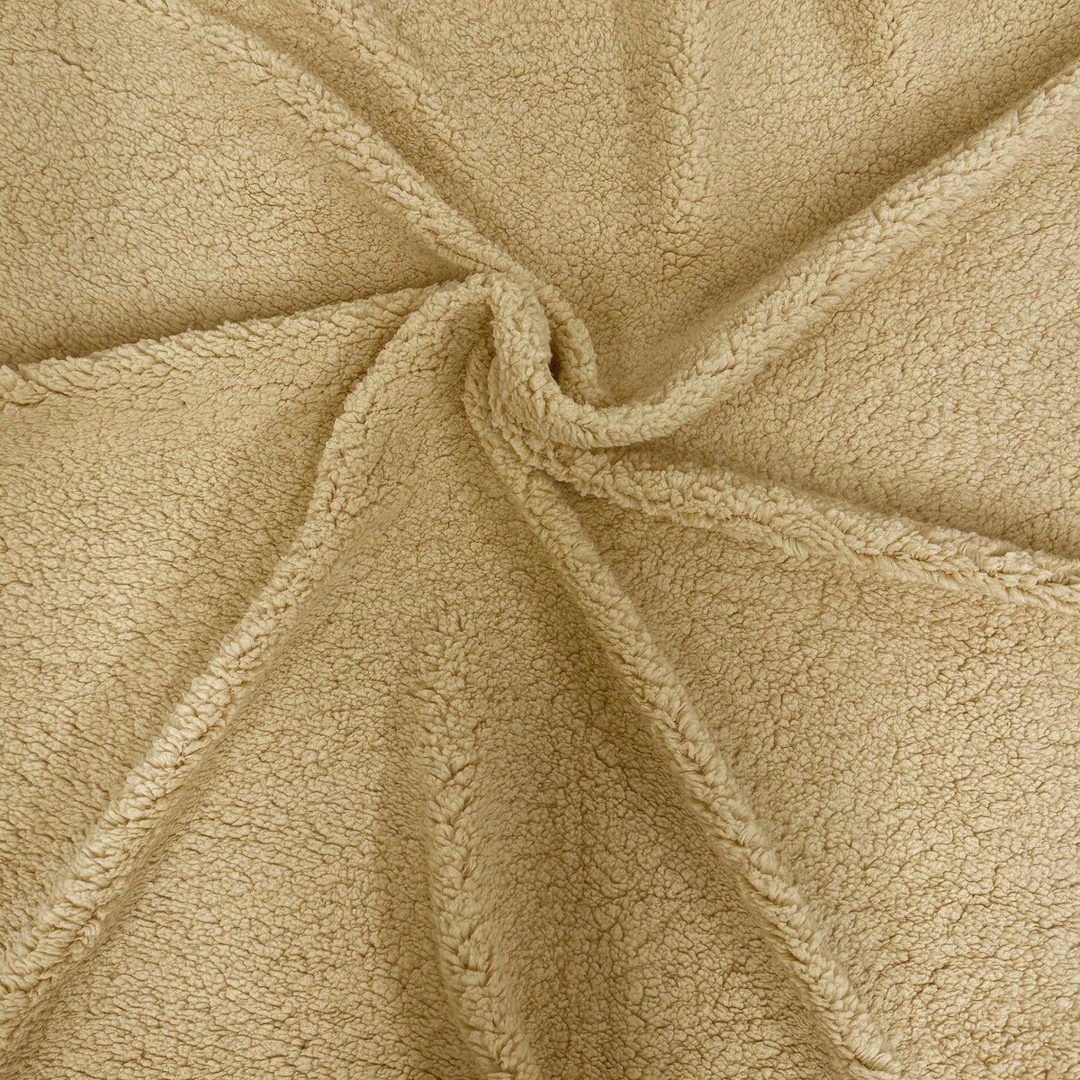Sherpa Faux Fur Polyester Fabric - Solid, 60" Width (1 Yard)