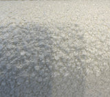 Robert Allen Heavy Boucle Polyester Fabric - White Cream Boucle, 54"-56" Width, 690 GSM (1 Yard)