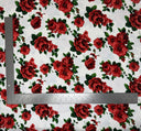 1 yard Liverpool knit floral print fabric with stretch for dresses skirts tops and blouses 60 inches