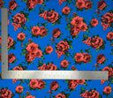 1 yard Liverpool knit floral print fabric with stretch for dresses skirts tops and blouses 60 inches