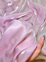 Liquid Shimmery Chiffon Baby Pink