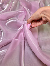 Liquid Shimmery Chiffon Baby Pink