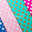 E-Z Dots Matte Nylon Spandex Fabric - Multicolor Polka Dots, 58/60" Width (1 Yard)