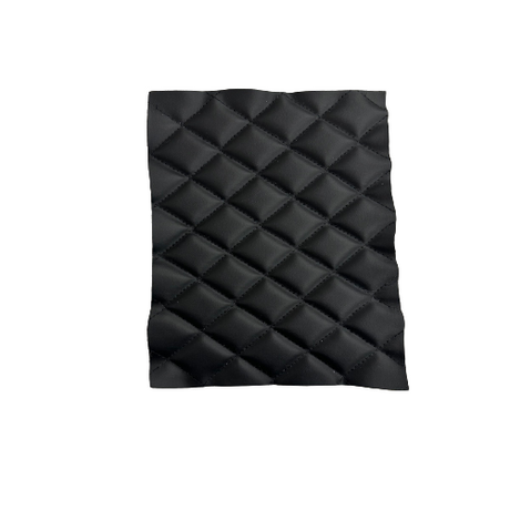 Faux Leather Vinyl Fabric Diamond Quilted Foam Backed