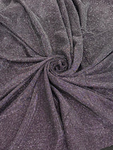 Stretch Metallic Lurex Silver-Purple Iridescent