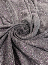 Stretch Metallic Lurex Silver-Purple Iridescent