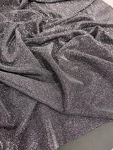 Stretch Metallic Lurex Silver-Purple Iridescent