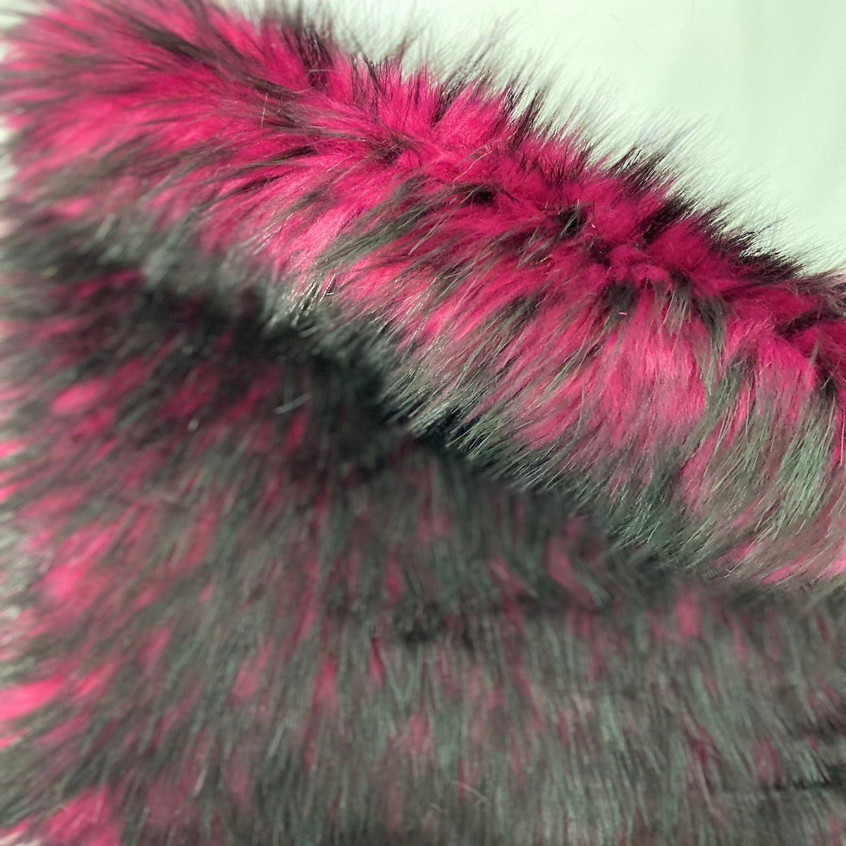 Faux Fur Fabric Husky Print Long Pile Shaggy