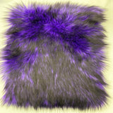 Husky Print Long Pile Shaggy Faux Fur Fabric - 50 Percent Acrylic 50 Percent Polyester Fabric, Husky Print, 60" Width, 2" Pile Length (1 Yard)