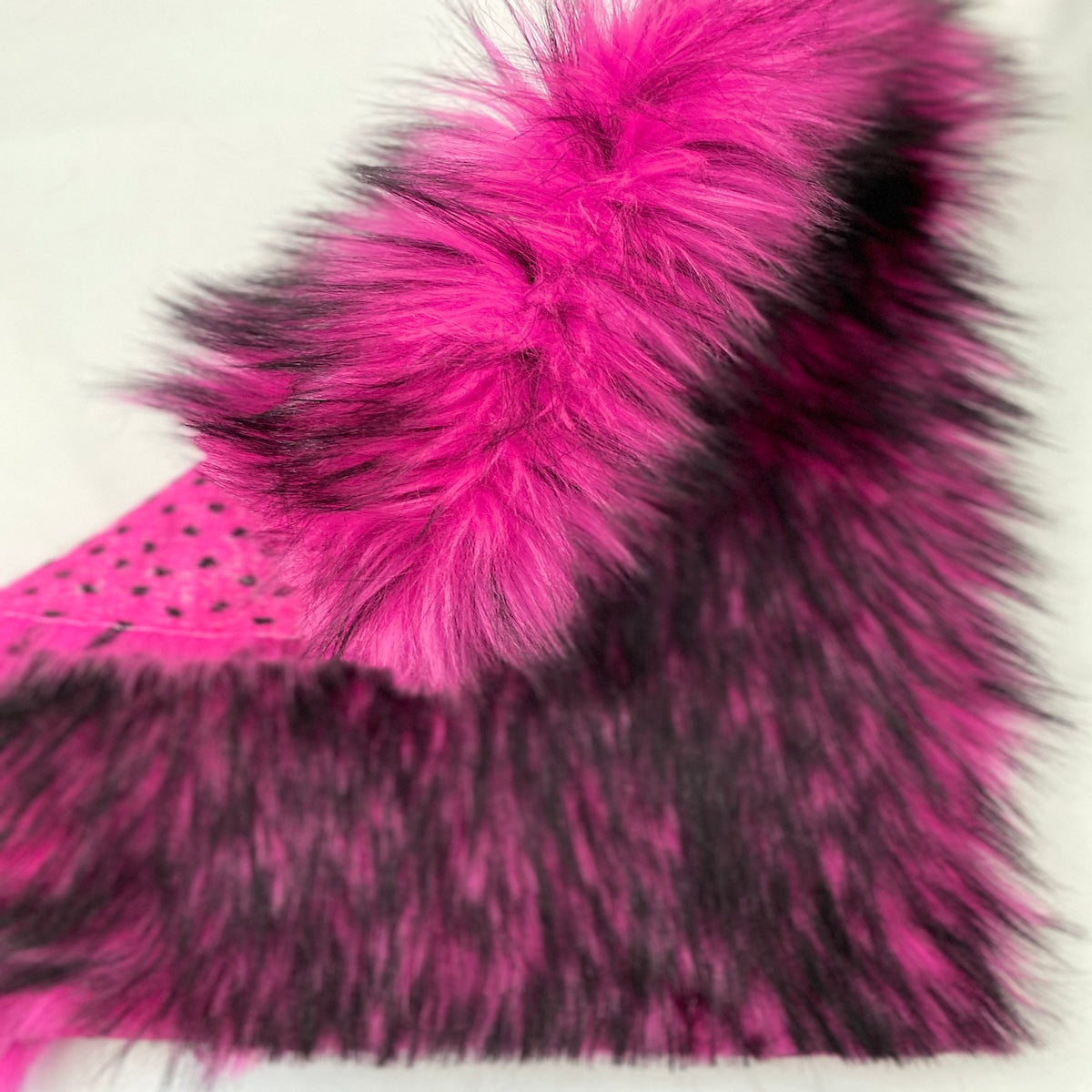 Husky Print Long Pile Shaggy Faux Fur Fabric - 50 Percent Acrylic 50 Percent Polyester Fabric, Husky Print, 60" Width, 2" Pile Length (1 Yard)