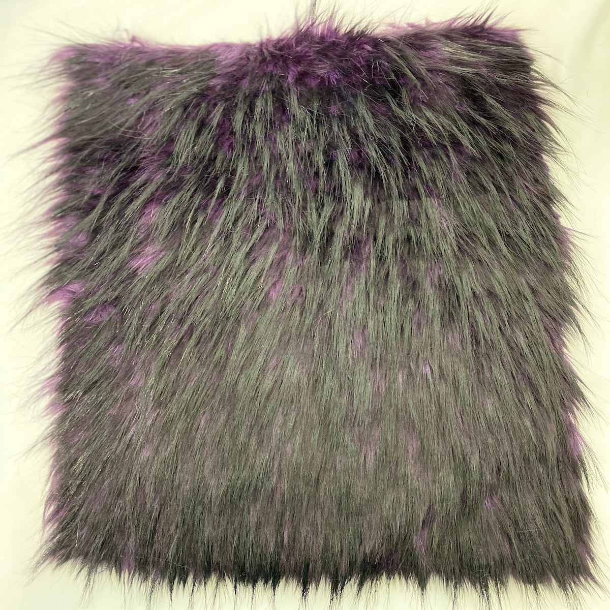 Husky Print Long Pile Shaggy Faux Fur Fabric - 50 Percent Acrylic 50 Percent Polyester Fabric, Husky Print, 60" Width, 2" Pile Length (1 Yard)