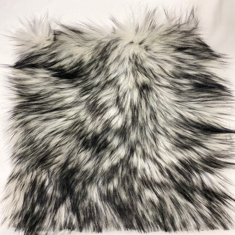 Faux Fur Fabric Husky Print Long Pile Shaggy