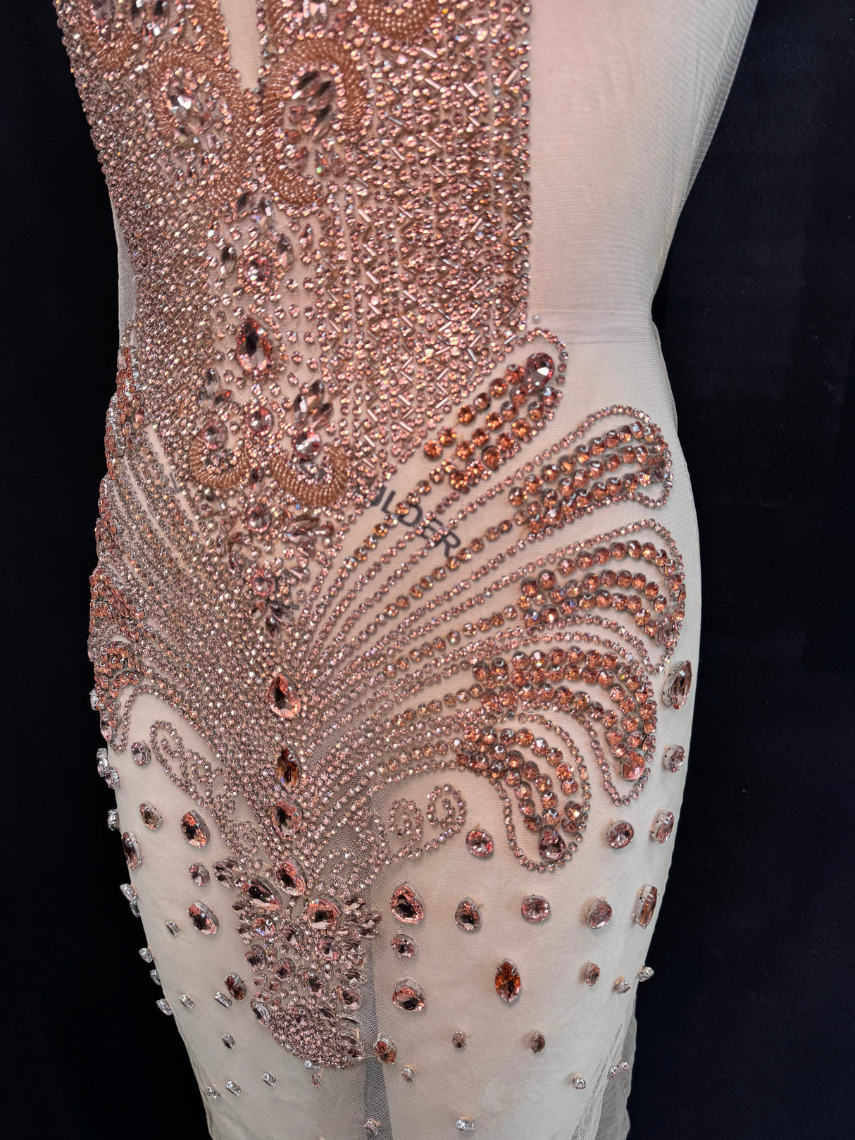 Rhinestone Bodice Applique