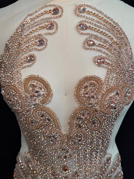 Rhinestone Bodice Applique