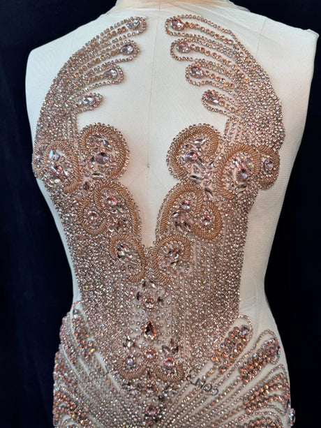 Rhinestone Bodice Applique