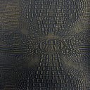 1 Yard Mugger Two Tone Gator Faux Leather Vinyl Fabric